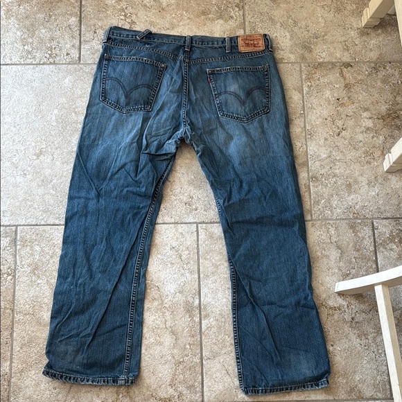 Levi's Blue Relaxed Fit Jeans Classic Style / D13 - Picture 4 of 5